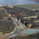 An aerial view of the damaged spillway, February 27, 2017. Image: AP
